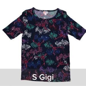 LuLaRoe Disney Gigi Top Dr. Facilier Print - Size Small
